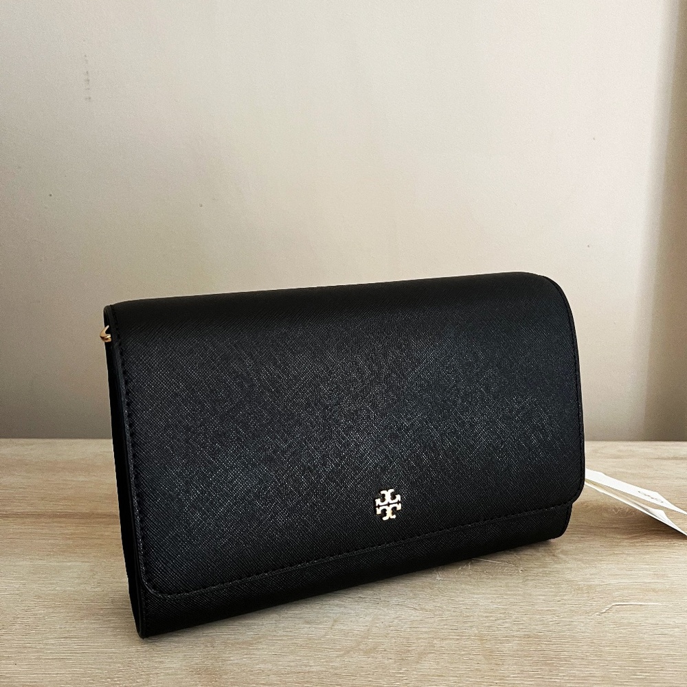 tory burch black crossbody bag 🌼